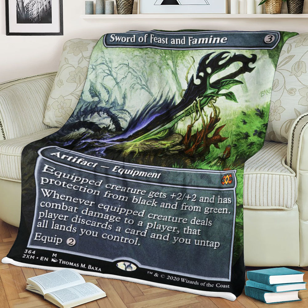 Magic The Gathering 2Xm 364 Sword Of Feast And Famine Blanket Magic The Gathering 2Xm 364 Sword Of Feast And Famine Blanket