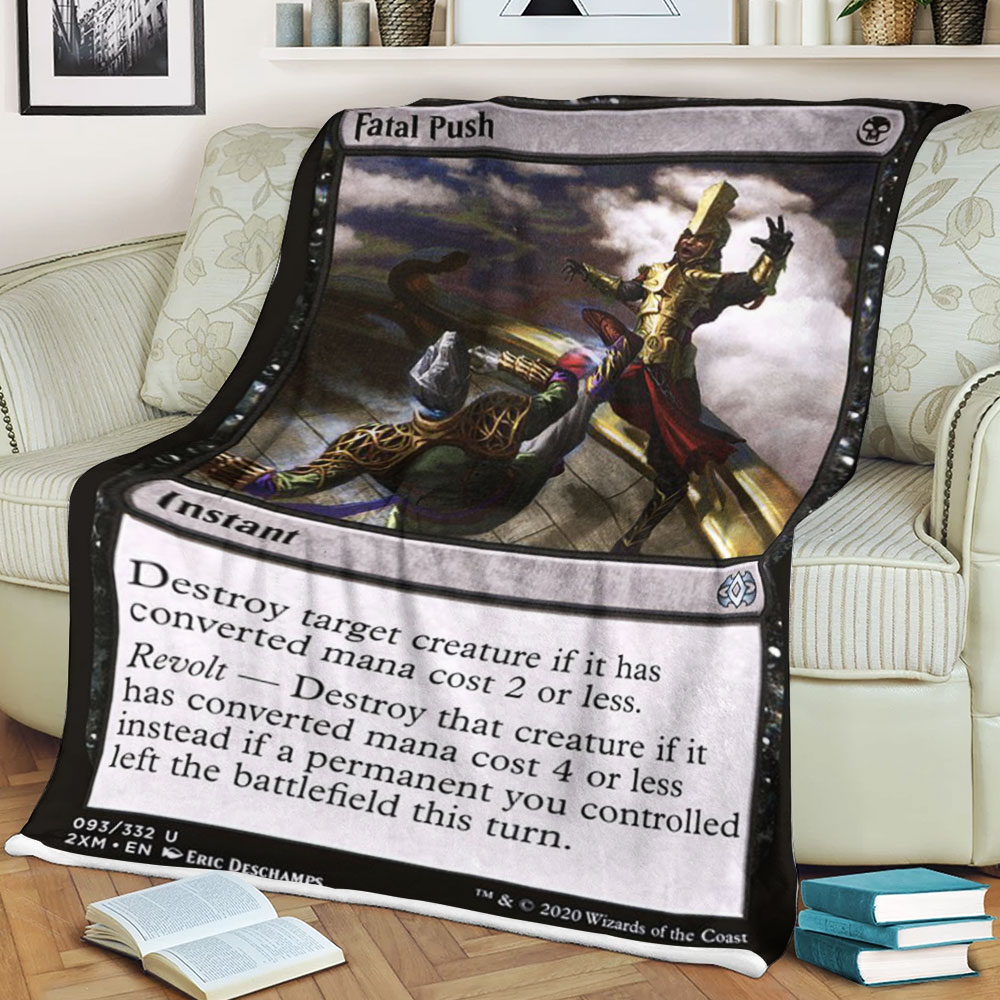 Magic The Gathering 2Xm 93 Fatal Push Blanket Magic The Gathering 2Xm 93 Fatal Push Blanket