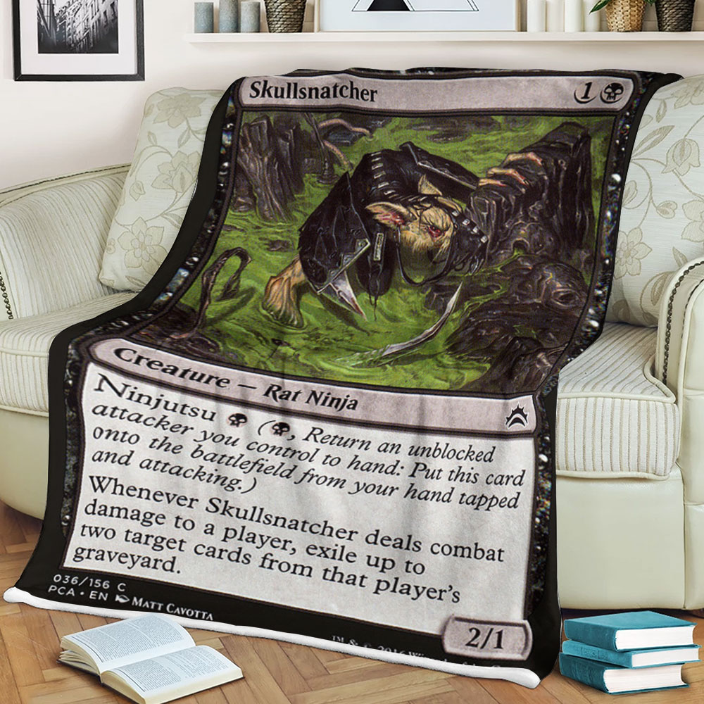 Magic The Gathering 36 Skullsnatcher Blanket Magic The Gathering 36 Skullsnatcher Blanket