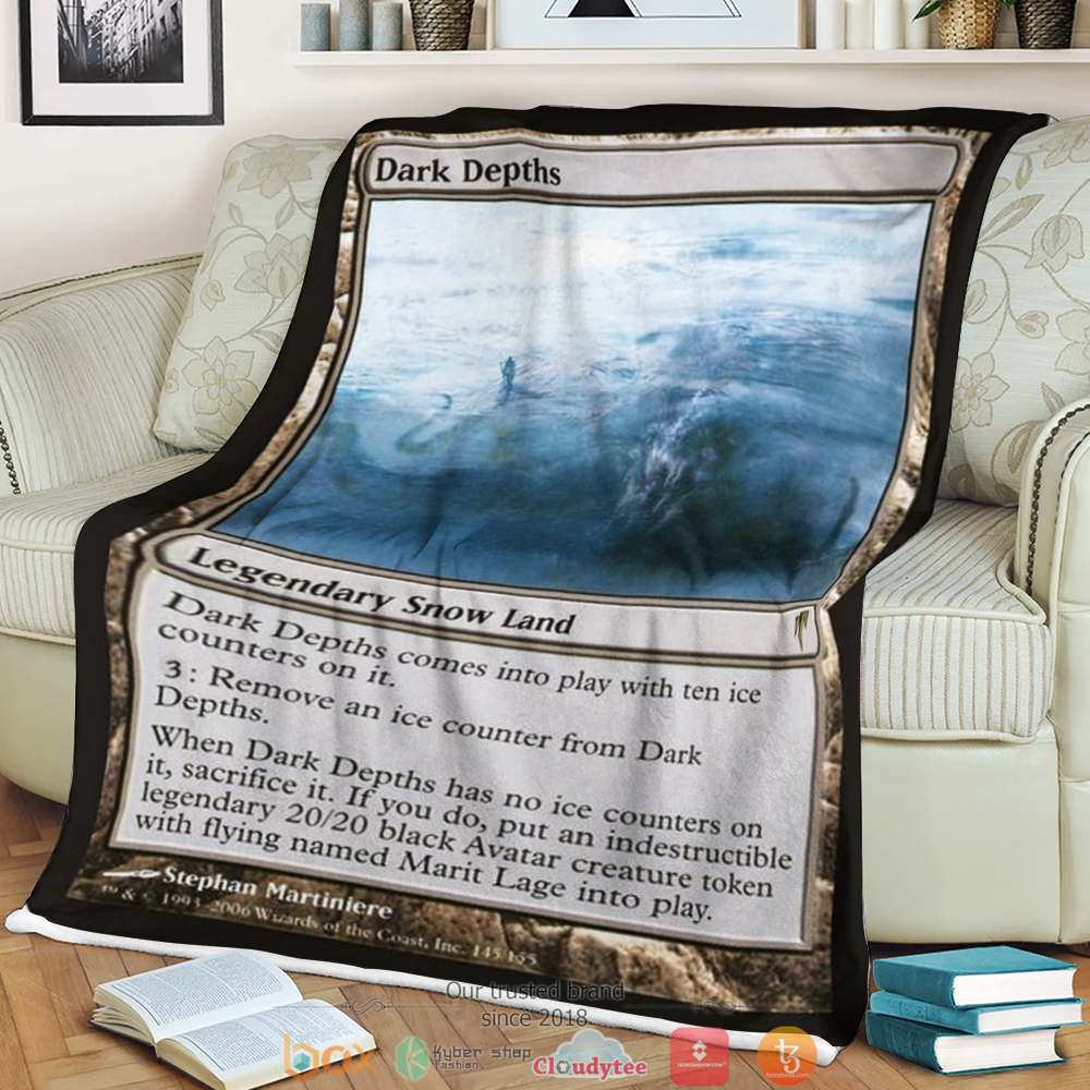 Magic The Gathering Coldsnap Foil Dark Depths Blanket Magic The Gathering Coldsnap Foil Dark Depths Blanket