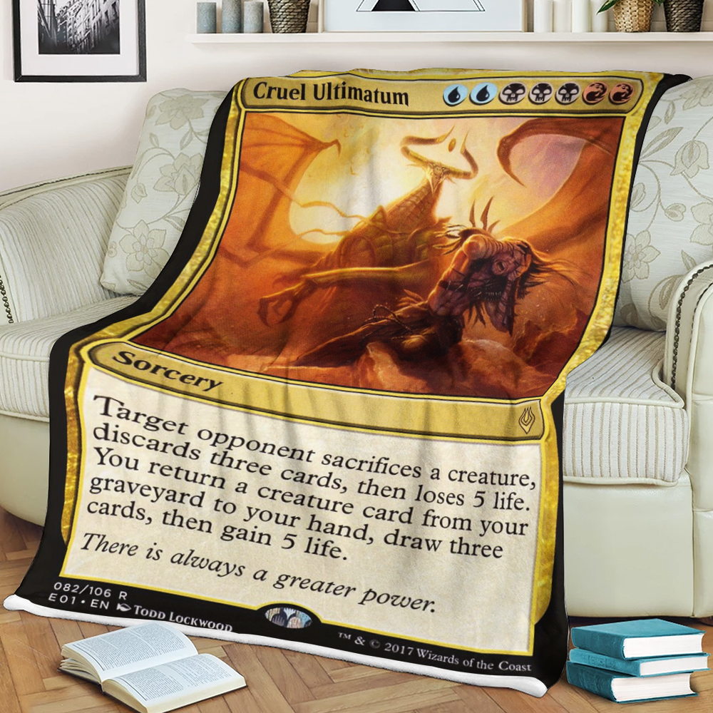 Magic The Gathering Cruel Ultimatum Blanket Magic The Gathering Cruel Ultimatum Blanket