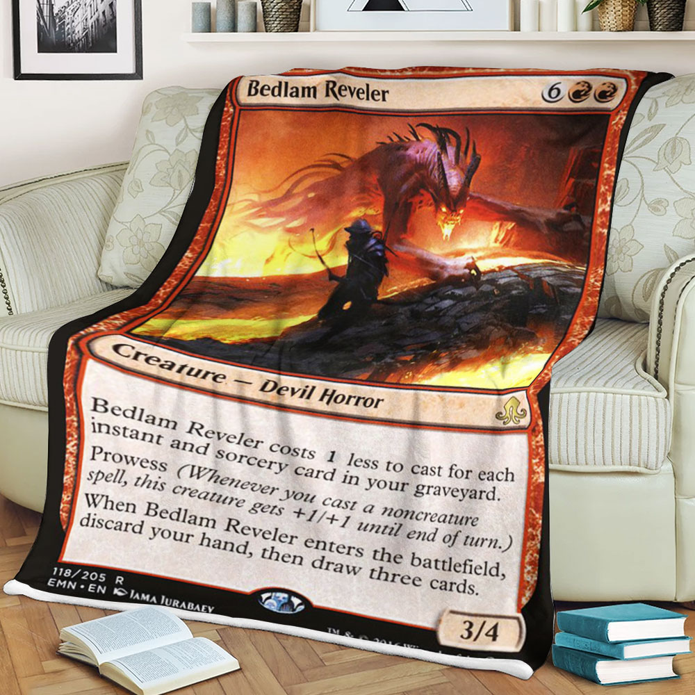 Magic The Gathering Emn 118 Bedlam Reveler Blanket Magic The Gathering Emn 118 Bedlam Reveler Blanket