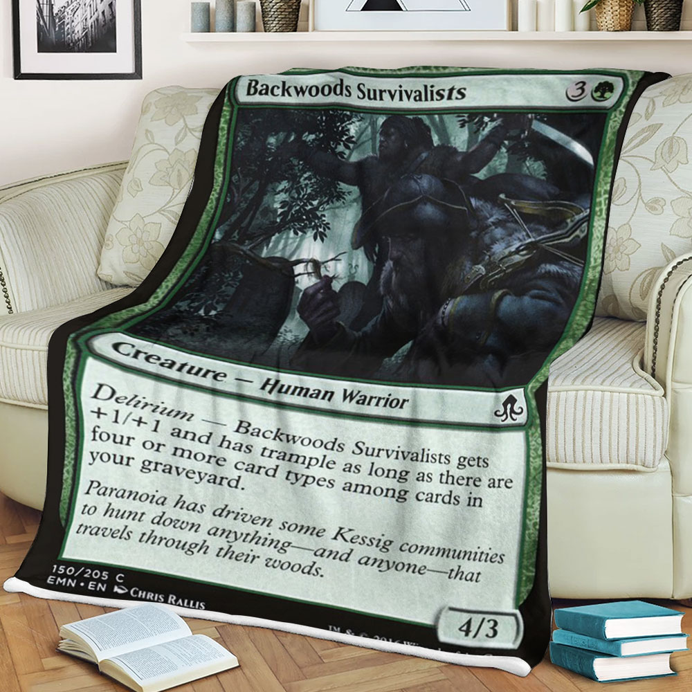 Magic The Gathering Emn 150 Backwoods Survivalists Blanket Magic The Gathering Emn 150 Backwoods Survivalists Blanket
