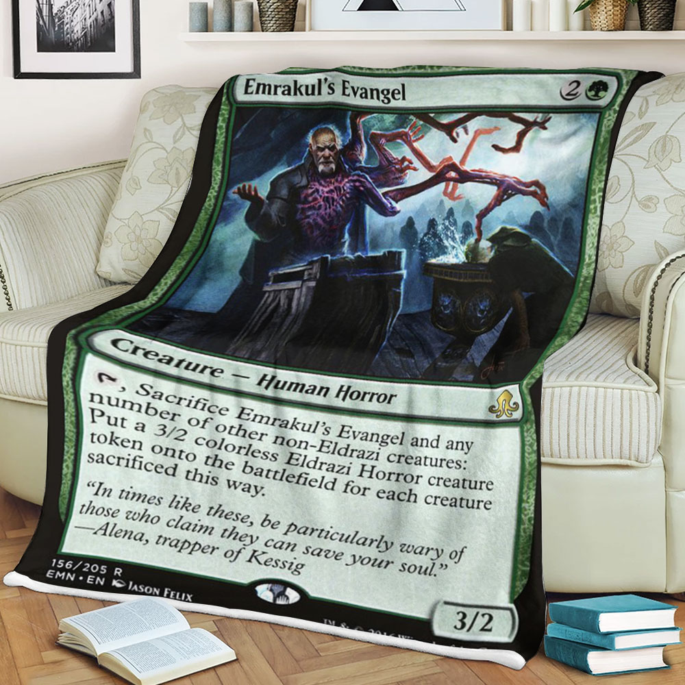 Magic The Gathering Emn 156 Emrakul S Evangel Blanket Magic The Gathering Emn 156 Emrakul S Evangel Blanket