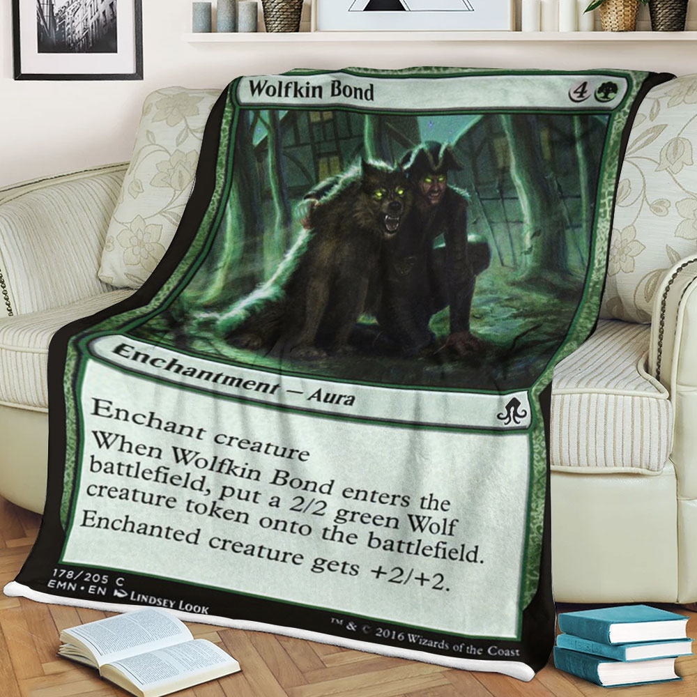 Magic The Gathering Emn 178 Wolfkin Bond Blanket Magic The Gathering Emn 178 Wolfkin Bond Blanket