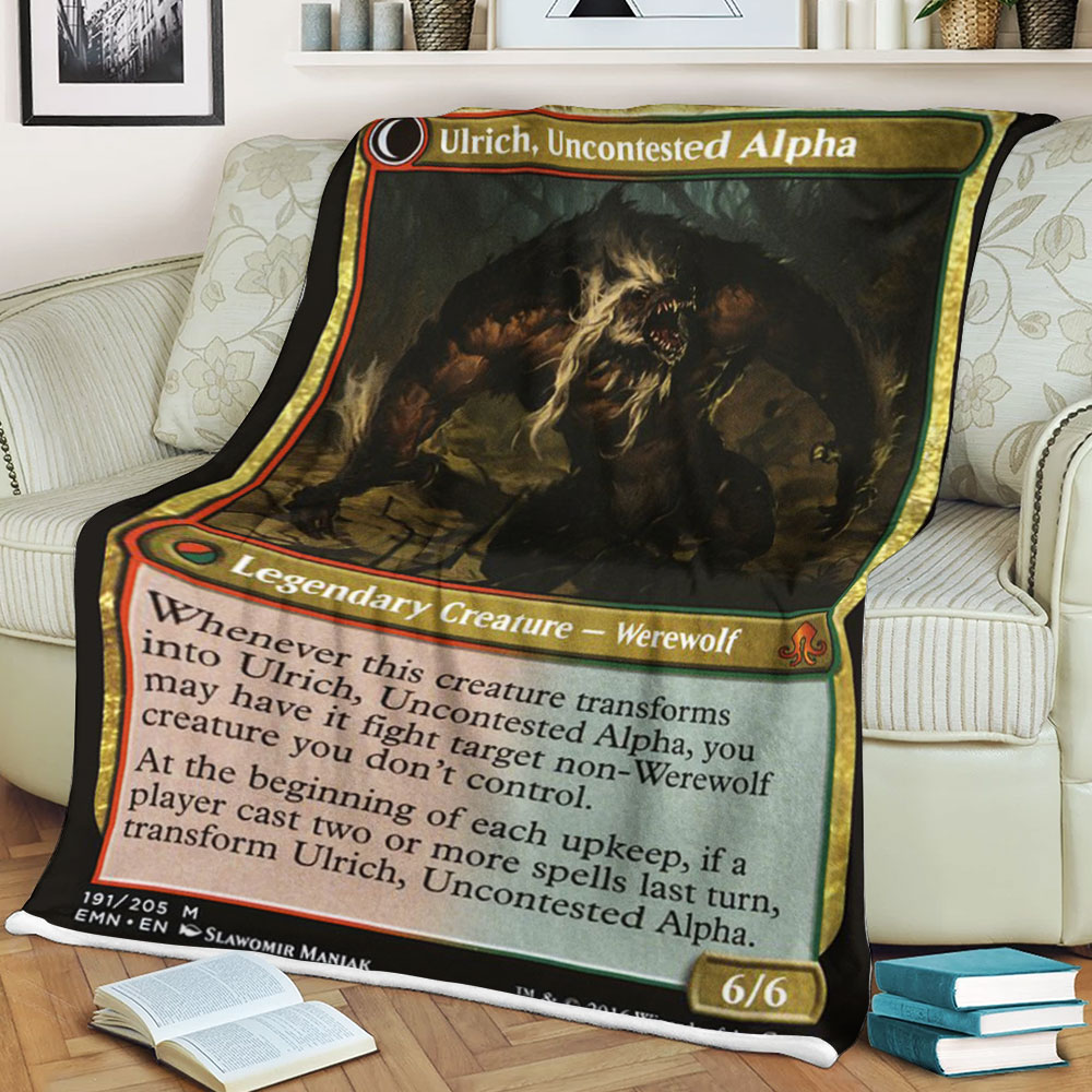 Magic The Gathering Emn 191 Ulrich Uncontested Alpha Blanket Magic The Gathering Emn 191 Ulrich Uncontested Alpha Blanket