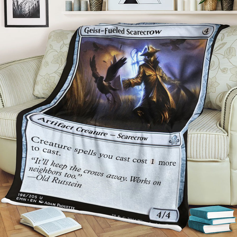 Magic The Gathering Emn 196 Geist Fueled Scarecrow Blanket Magic The Gathering Emn 196 Geist Fueled Scarecrow Blanket