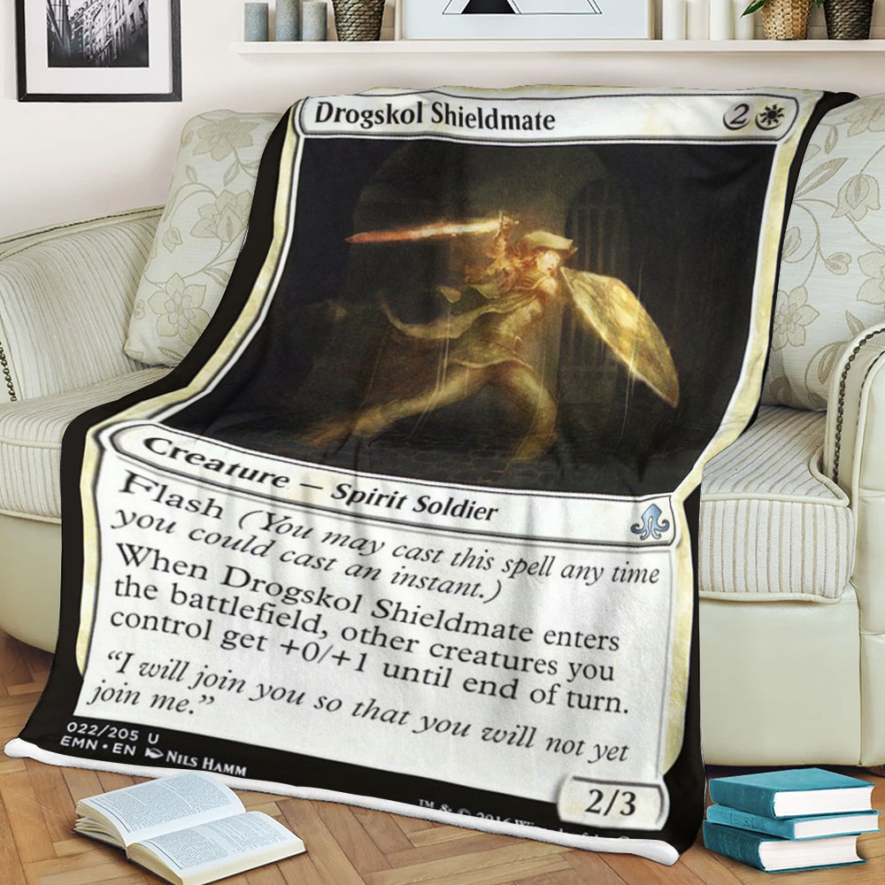 Magic The Gathering Emn 22 Drogskol Shieldmate Blanket Magic The Gathering Emn 22 Drogskol Shieldmate Blanket