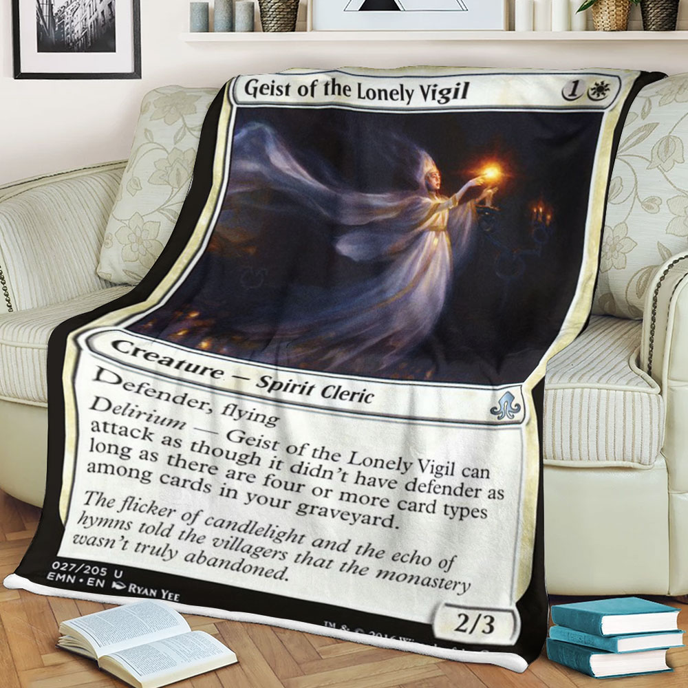Magic The Gathering Emn 27 Geist Of The Lonely Vigil Blanket Magic The Gathering Emn 27 Geist Of The Lonely Vigil Blanket