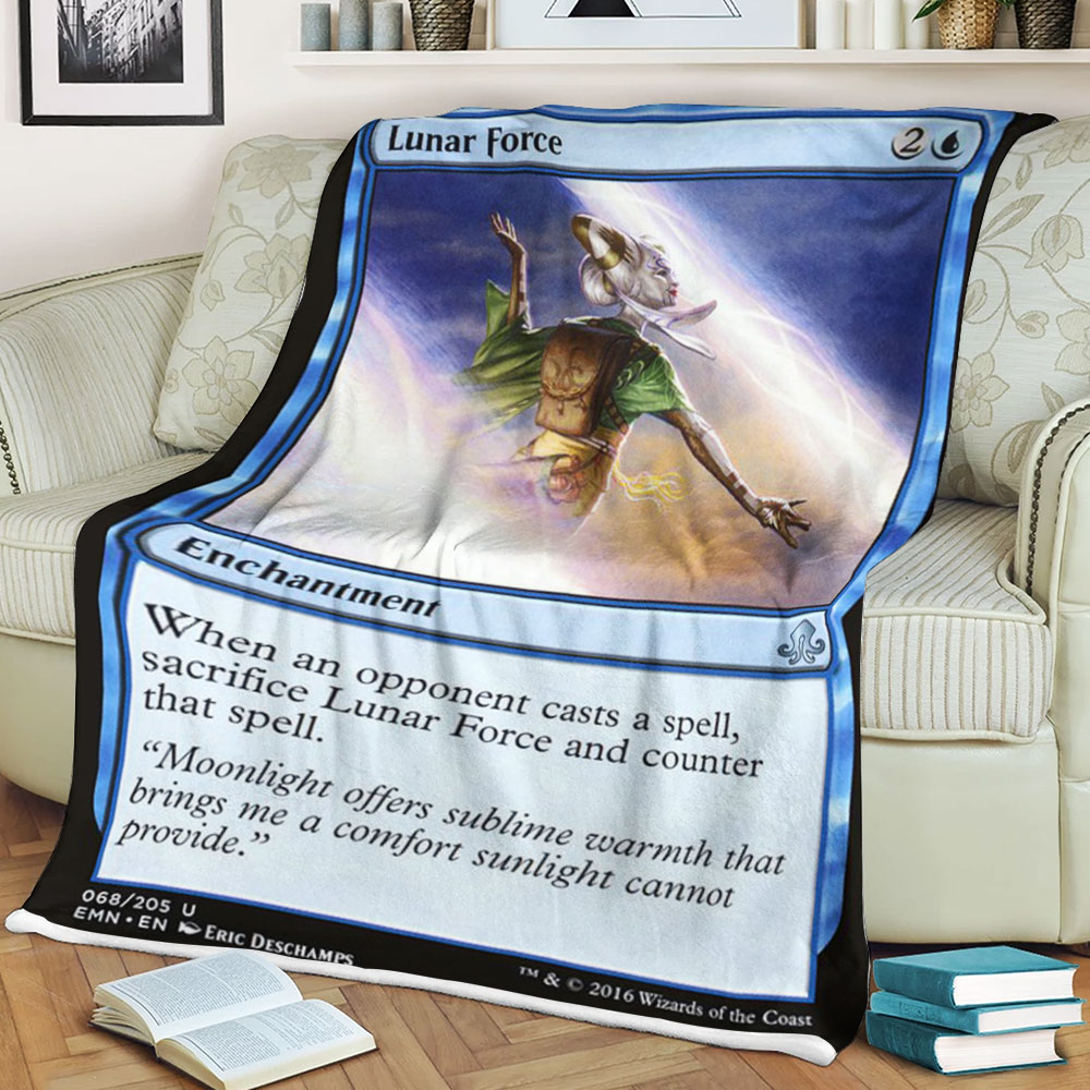Magic The Gathering Emn 68 Lunar Force Blanket Magic The Gathering Emn 68 Lunar Force Blanket