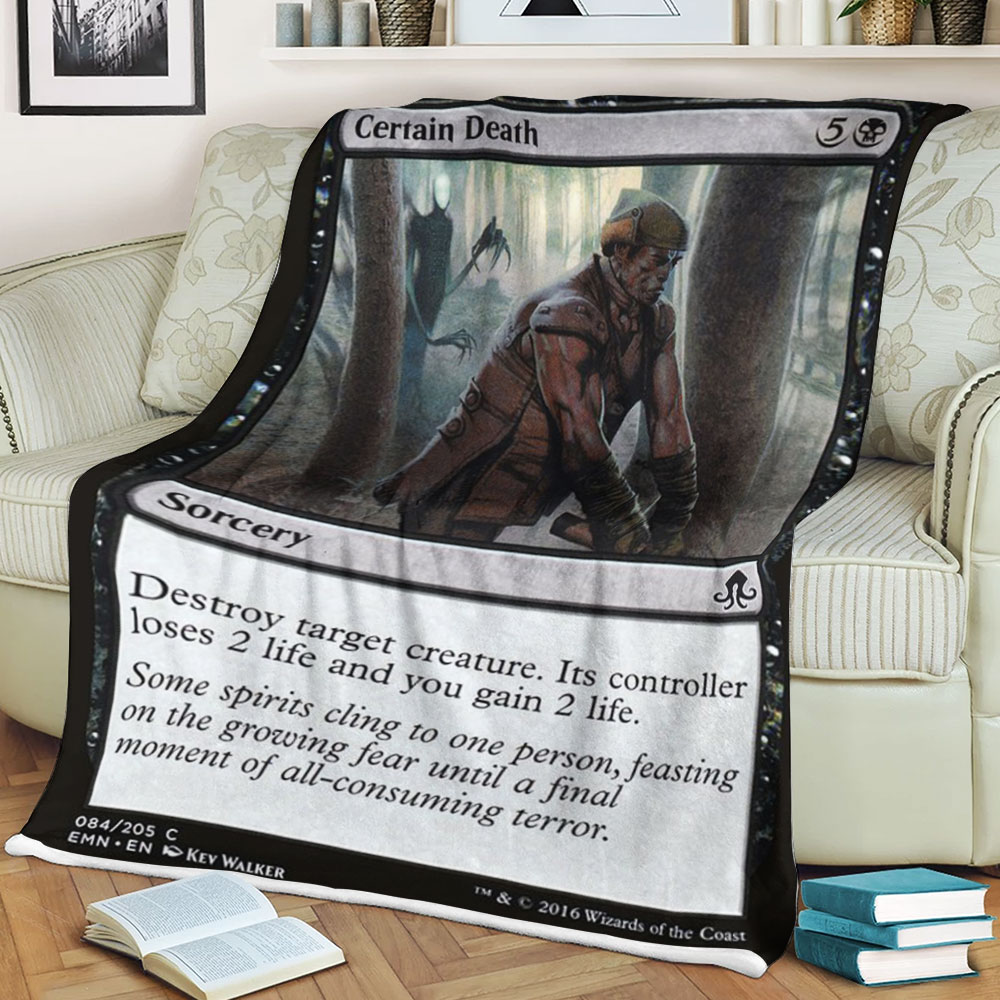 Magic The Gathering Emn 84 Certain Death Blanket Magic The Gathering Emn 84 Certain Death Blanket