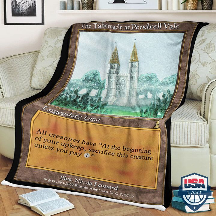 Magic The Gathering Game The Tabernacleat Pendrell Vale Sherpa Blanket Magic The Gathering Game The Tabernacleat Pendrell Vale Sherpa Blanket