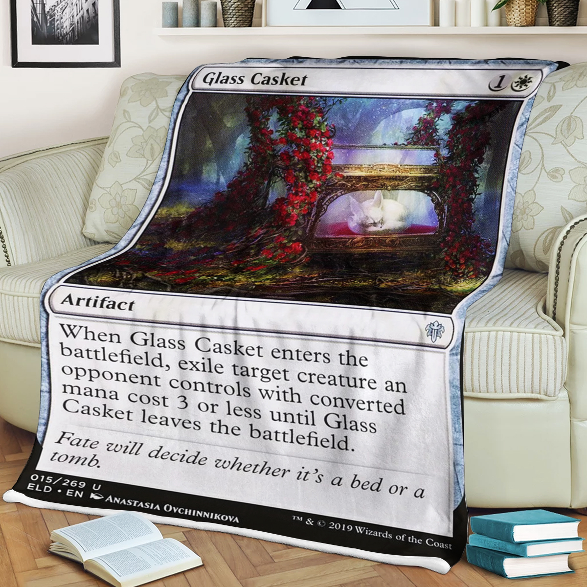 Magic The Gathering Glass Casket Blanket Magic The Gathering Glass Casket Blanket