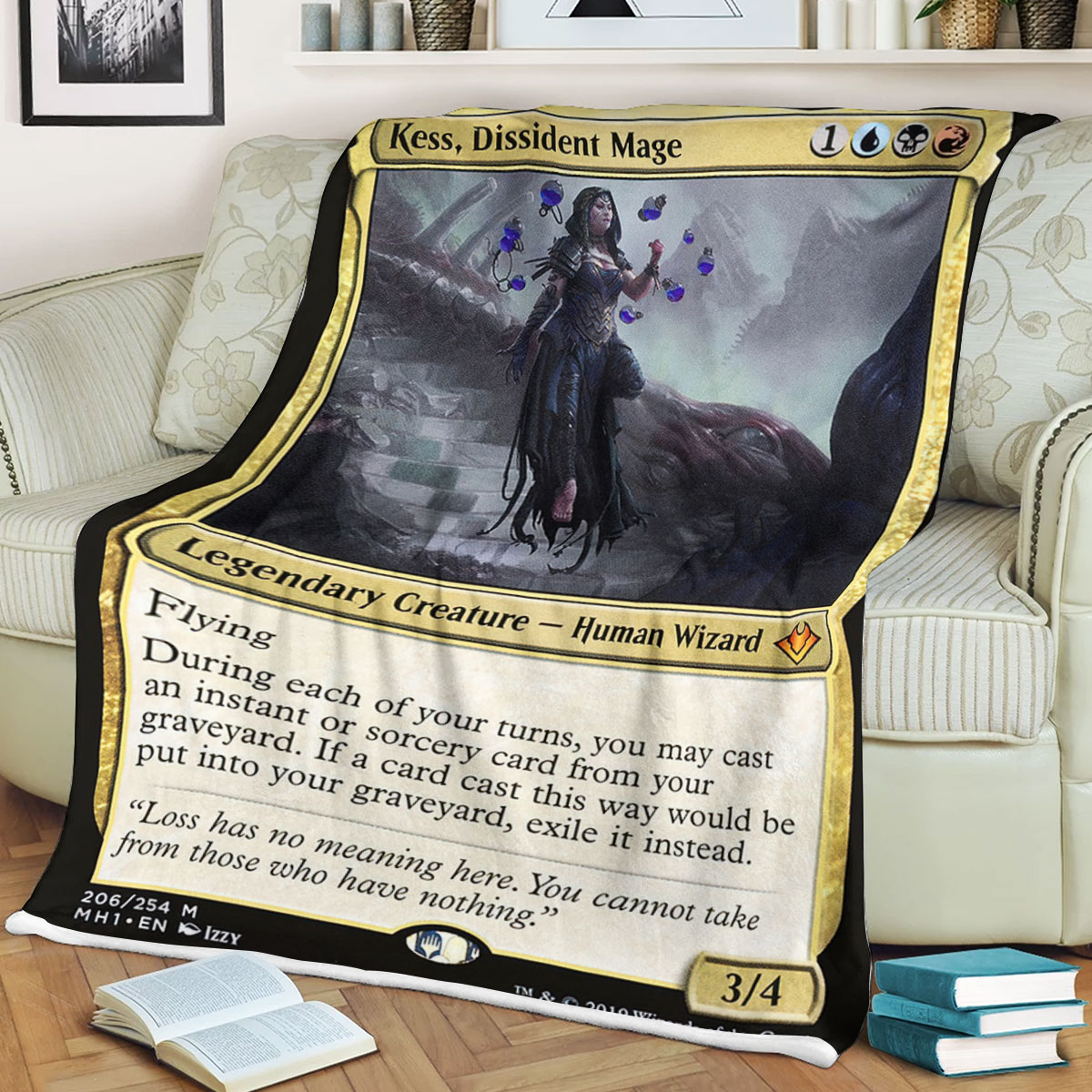 Magic The Gathering Kess Dissident Mage Sherpa Blanket Magic The Gathering Kess Dissident Mage Sherpa Blanket