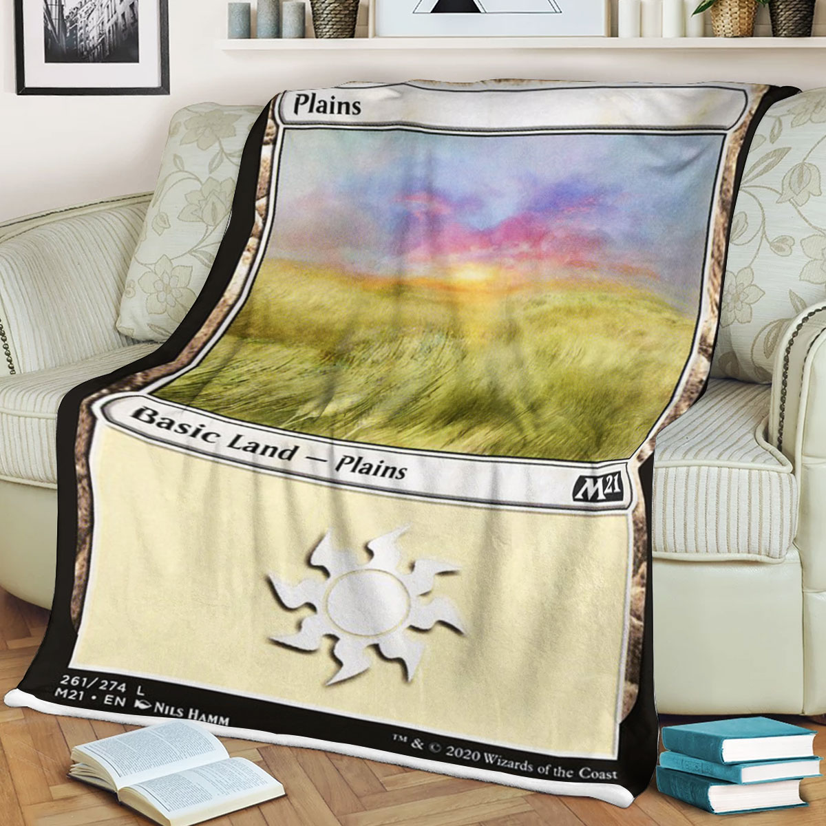 Magic The Gathering M21 261 Plains Blanket Magic The Gathering M21 261 Plains Blanket