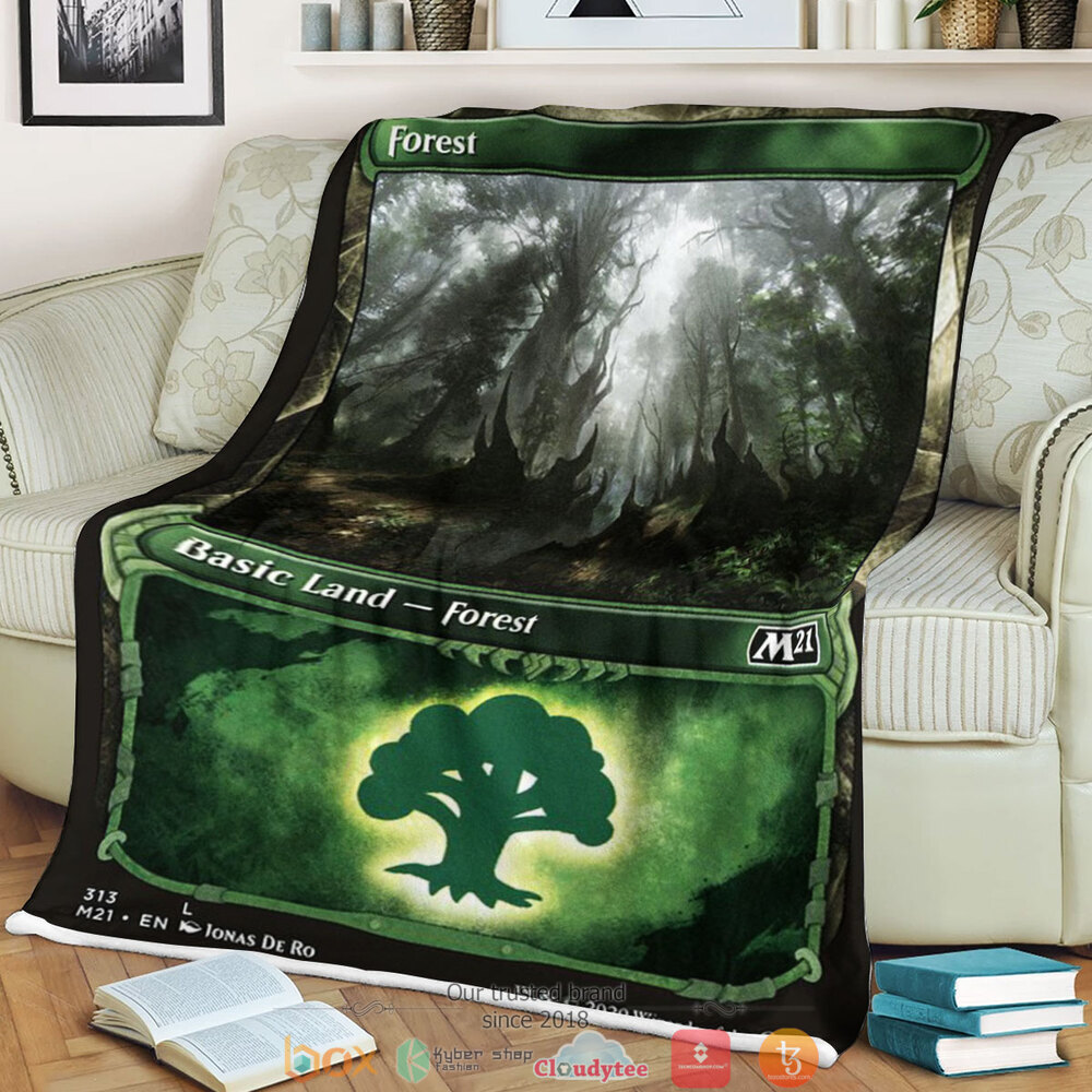 Magic The Gathering M21 313 Forest Blanket Magic The Gathering M21 313 Forest Blanket