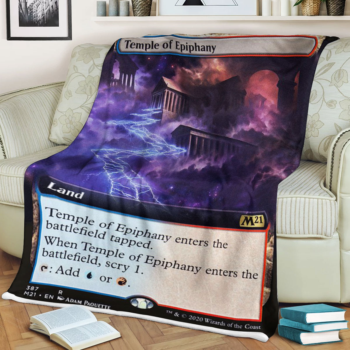 Magic The Gathering M21 387 Temple Of Epiphany Blanket Magic The Gathering M21 387 Temple Of Epiphany Blanket