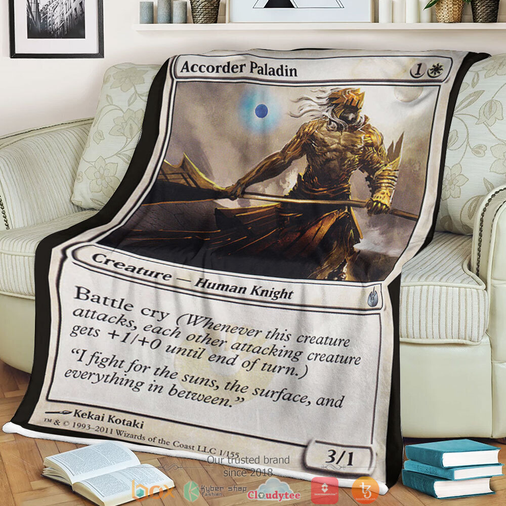 Magic The Gathering Mbs 1 Accorder Paladin Blanket Magic The Gathering Mbs 1 Accorder Paladin Blanket