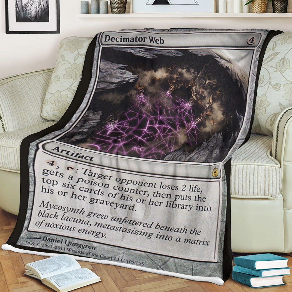 Magic The Gathering Mbs 105 Decimator Web Blanket Magic The Gathering Mbs 105 Decimator Web Blanket
