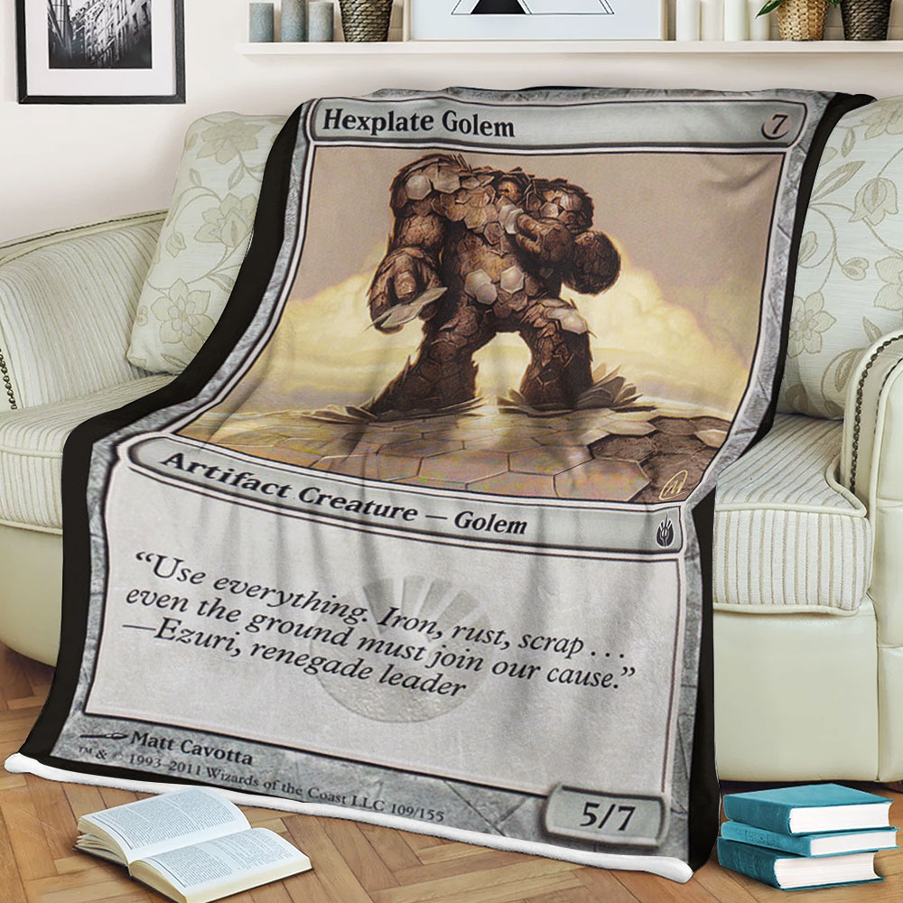 Magic The Gathering Mbs 109 Hexplate Golem Blanket Magic The Gathering Mbs 109 Hexplate Golem Blanket