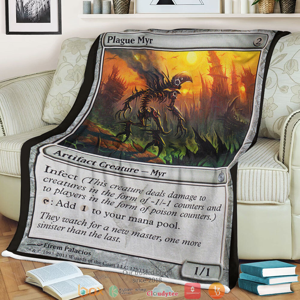 Magic The Gathering Mbs 125 Plague Myr Blanket Magic The Gathering Mbs 125 Plague Myr Blanket