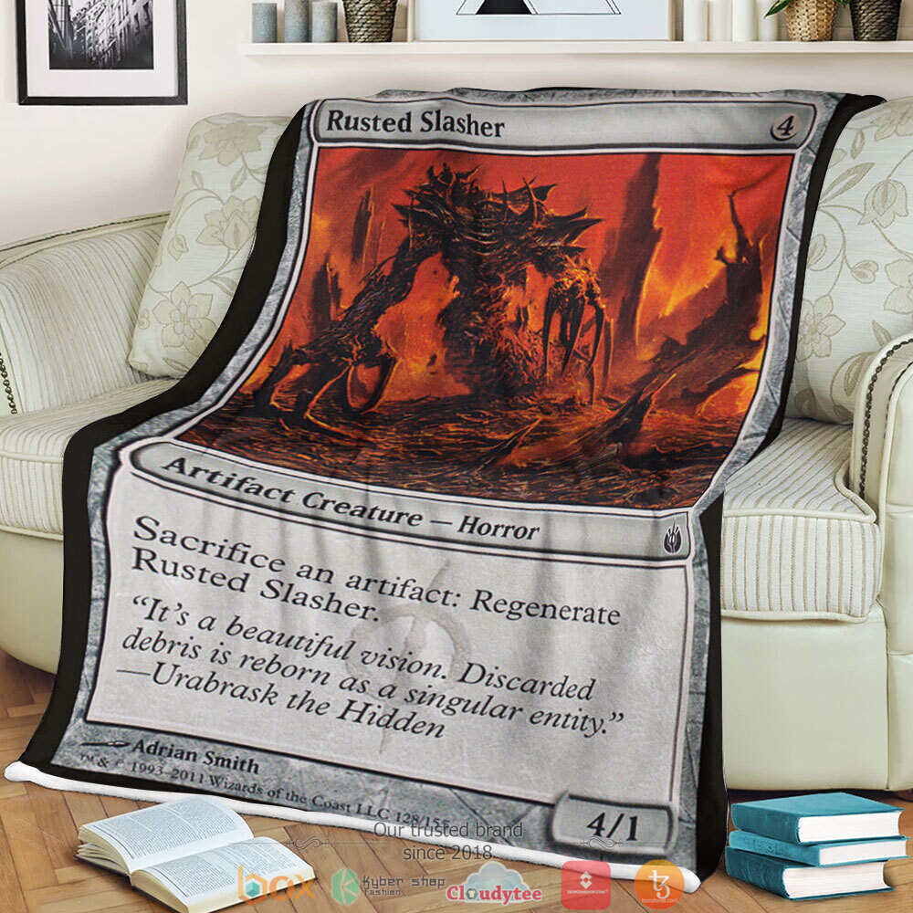 Magic The Gathering Mbs 128 Rusted Slasher Blanket Magic The Gathering Mbs 128 Rusted Slasher Blanket