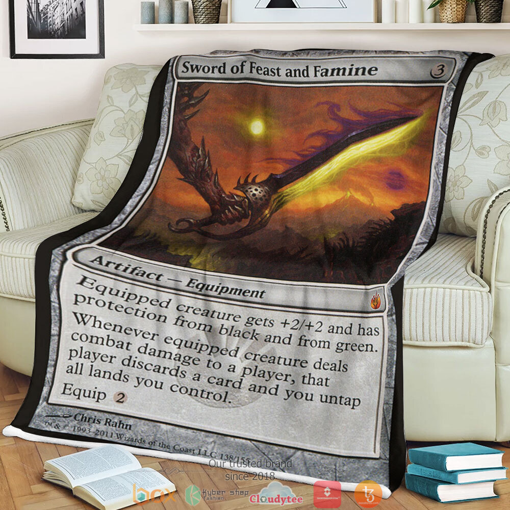 Magic The Gathering Mbs 138 Sword Of Feast And Famine Blanket Magic The Gathering Mbs 138 Sword Of Feast And Famine Blanket
