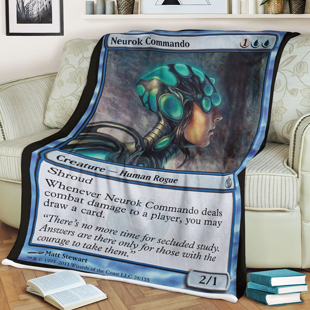 Magic The Gathering Mbs 28 Neurok Commando Blanket Magic The Gathering Mbs 28 Neurok Commando Blanket