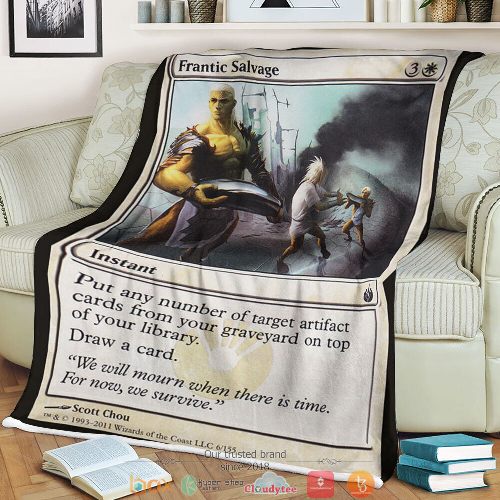 Magic The Gathering Mbs 6 Frantic Salvage Blanket Magic The Gathering Mbs 6 Frantic Salvage Blanket