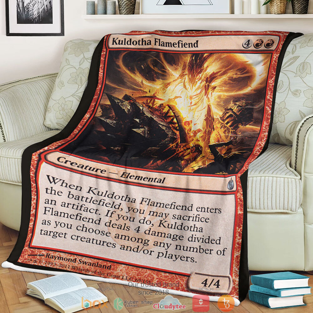 Magic The Gathering Mbs 69 Kuldotha Flamefiend Blanket Magic The Gathering Mbs 69 Kuldotha Flamefiend Blanket