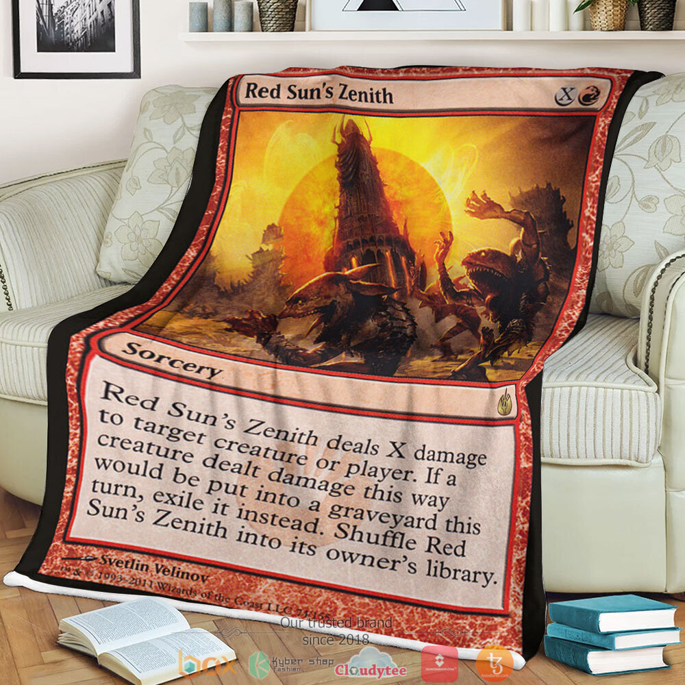 Magic The Gathering Mbs 74 Red Sun S Zenith Blanket Magic The Gathering Mbs 74 Red Sun S Zenith Blanket