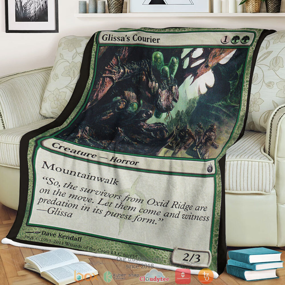 Magic The Gathering Mbs 80 Glissa S Courier Blanket Magic The Gathering Mbs 80 Glissa S Courier Blanket
