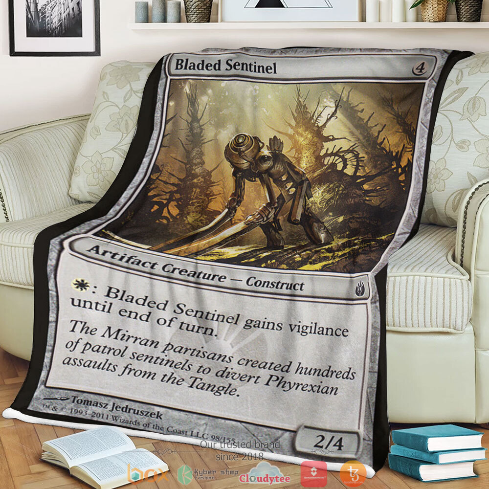 Magic The Gathering Mbs 98 Bladed Sentinel Blanket Magic The Gathering Mbs 98 Bladed Sentinel Blanket