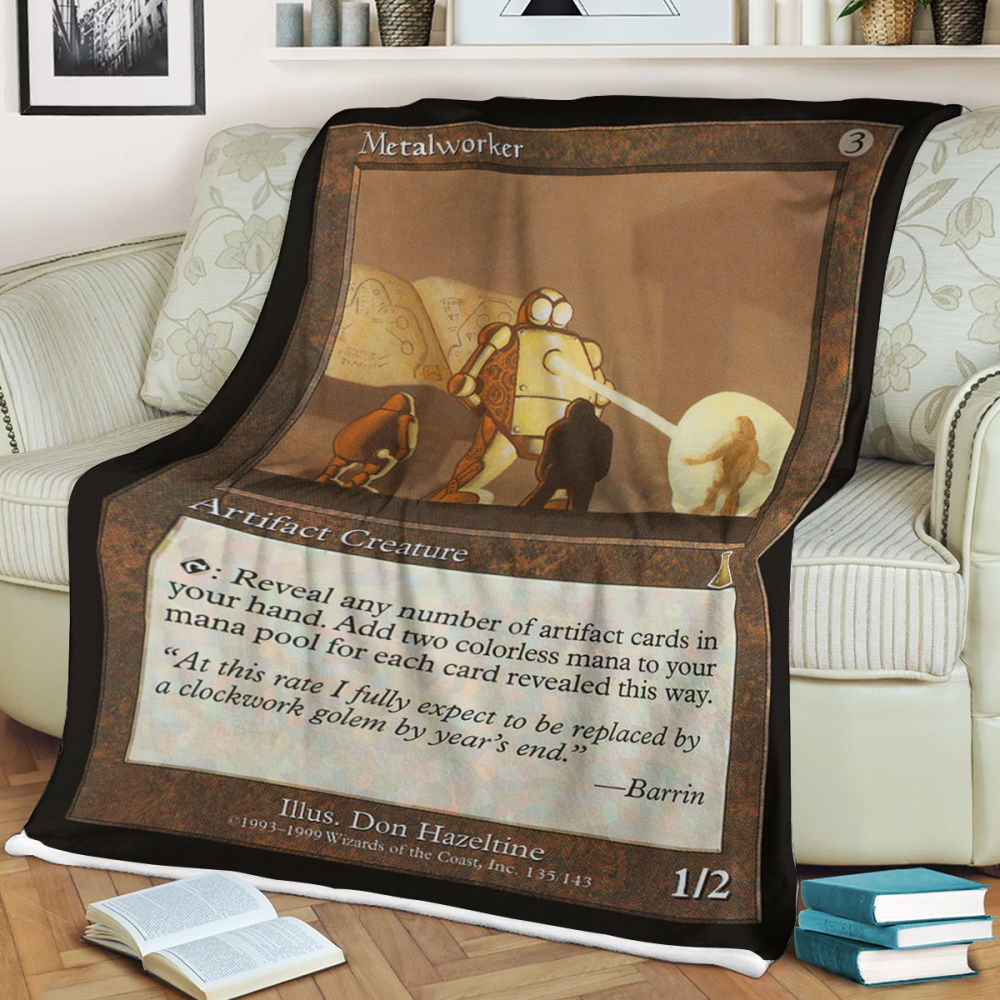 Magic The Gathering Metalworker Blanket Magic The Gathering Metalworker Blanket