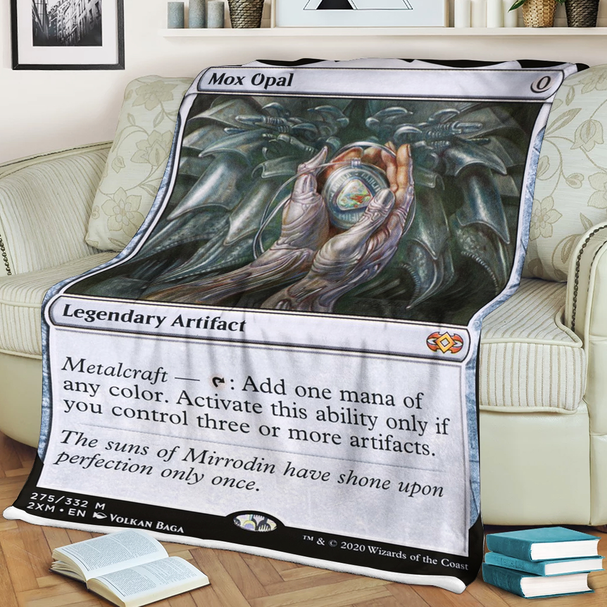 Magic The Gathering Mox Opal Blanket Magic The Gathering Mox Opal Blanket