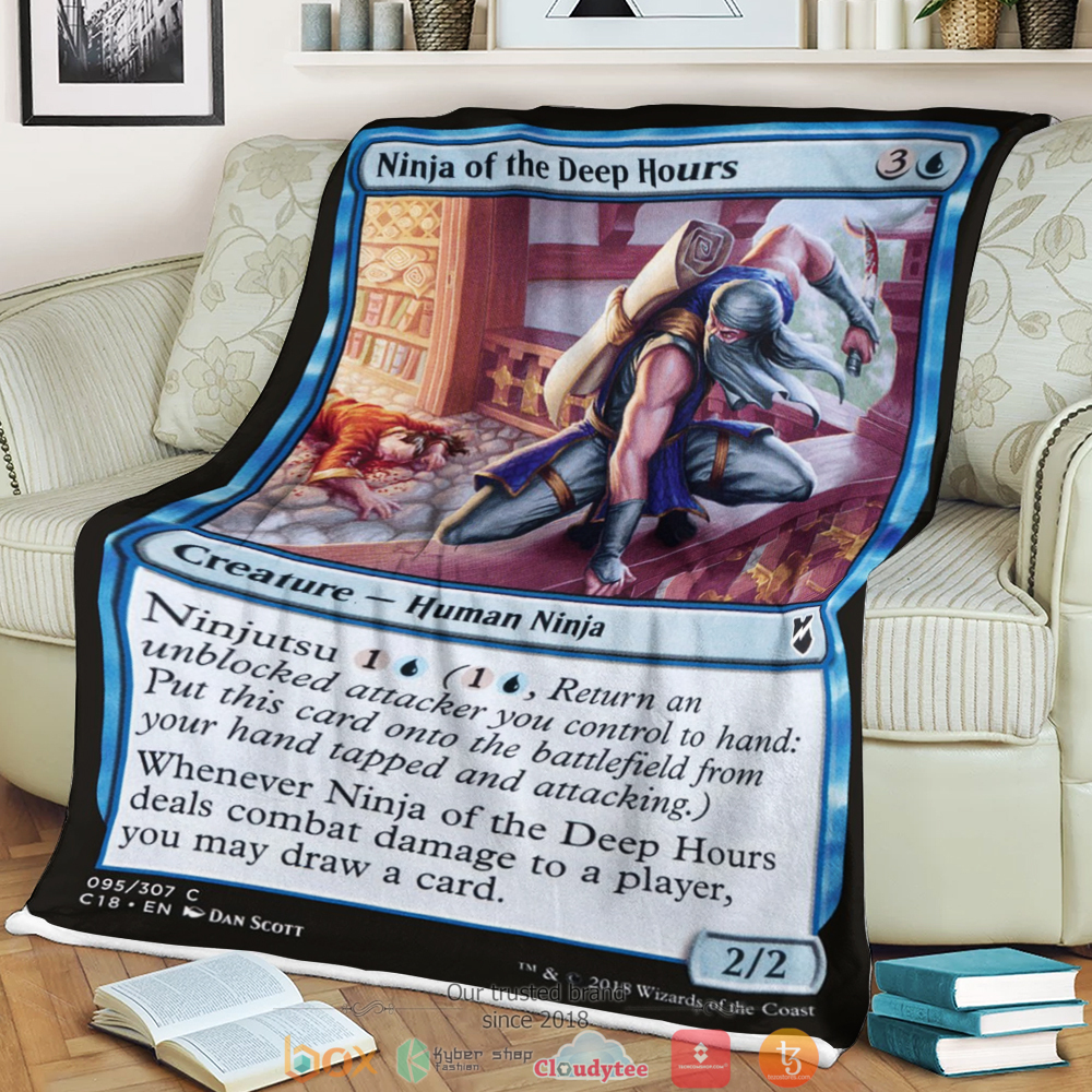 Magic The Gathering Ninja Of The Deep Hours Blanket Magic The Gathering Ninja Of The Deep Hours Blanket