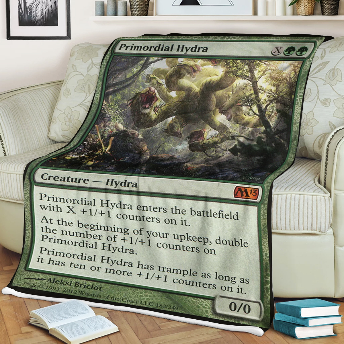 Magic The Gathering Primordial Hydra Blanket Magic The Gathering Primordial Hydra Blanket