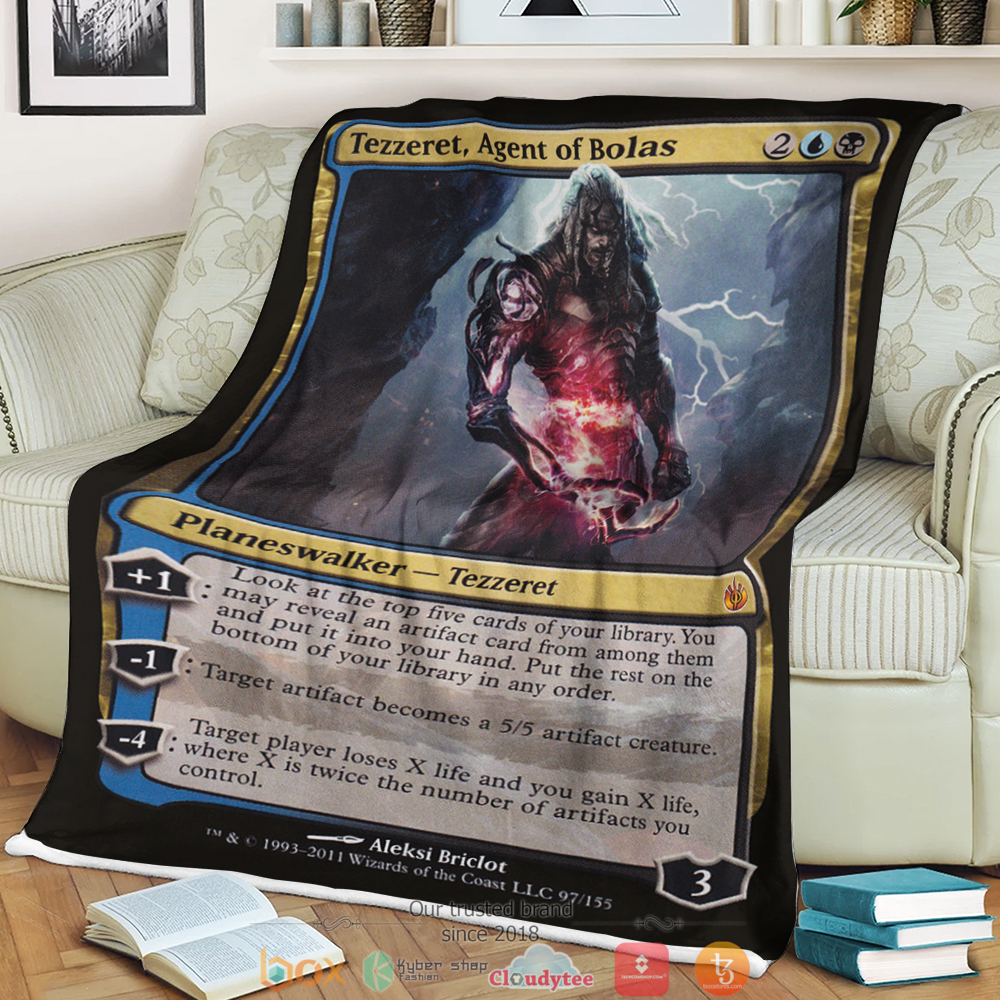 Magic The Gathering Tezzeret Agent Of Bolas Blanket Magic The Gathering Tezzeret Agent Of Bolas Blanket