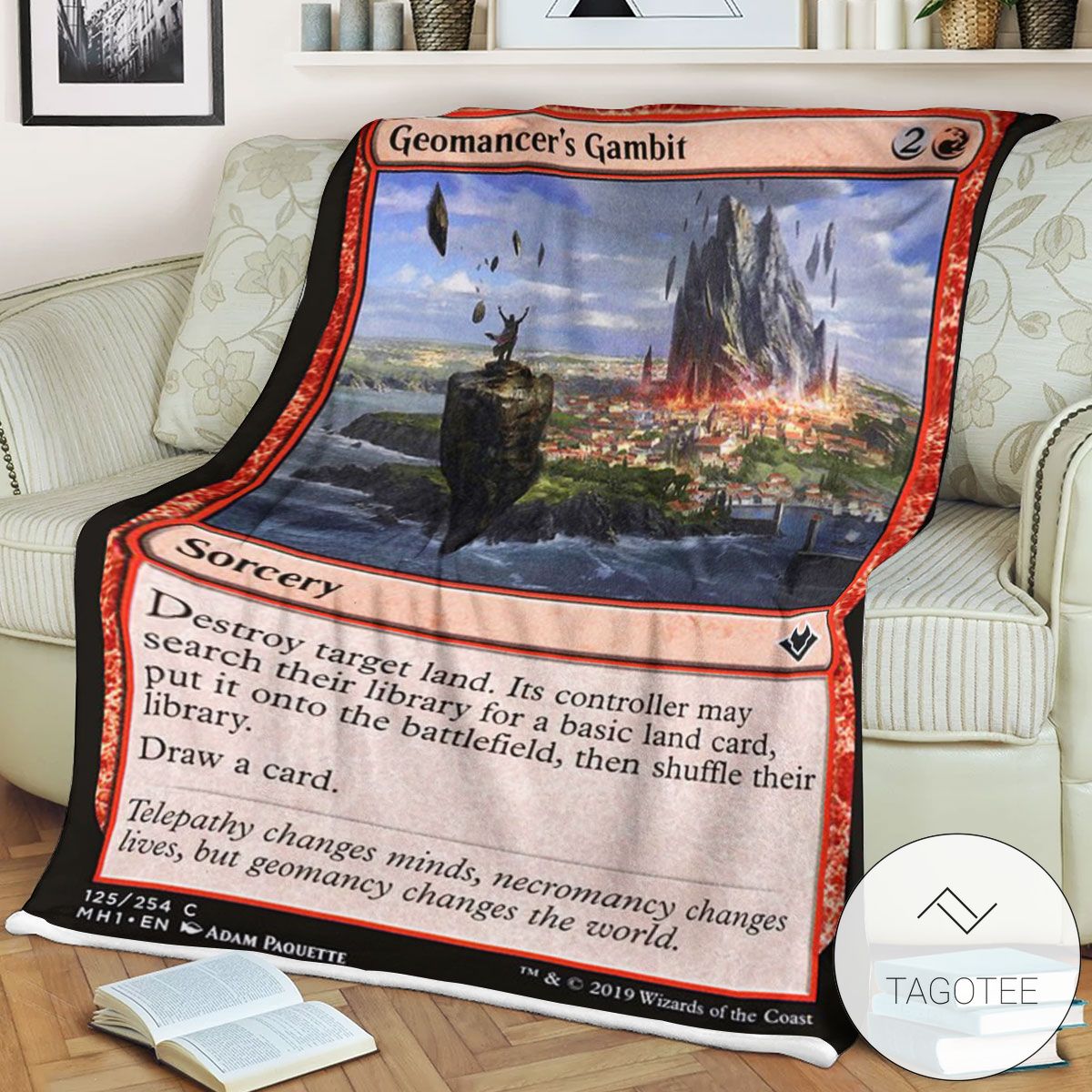 Mh1 125 Geomancer S Gambit Mtg Game Magic The Gathering Blanket Mh1 125 Geomancer S Gambit Mtg Game Magic The Gathering Blanket
