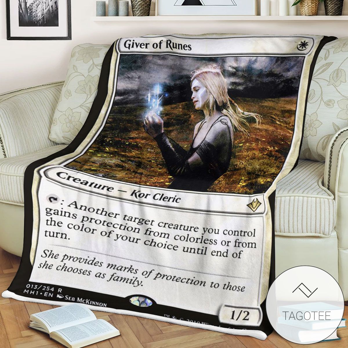 Mh1 13 Giver Of Runes Mtg Game Magic The Gathering Blanket Mh1 13 Giver Of Runes Mtg Game Magic The Gathering Blanket