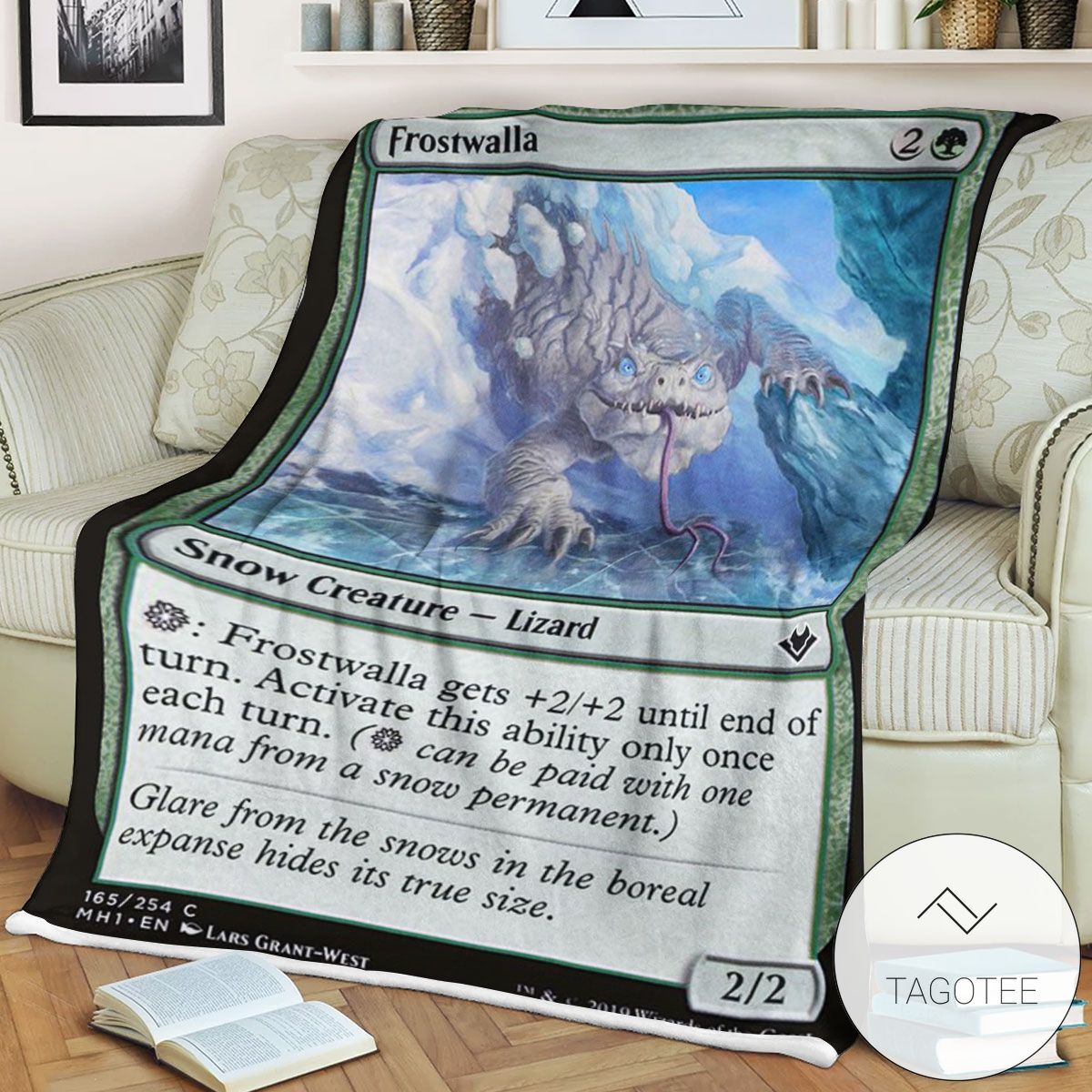 Mh1 165 Frostwalla Mtg Game Magic The Gathering Blanket Mh1 165 Frostwalla Mtg Game Magic The Gathering Blanket