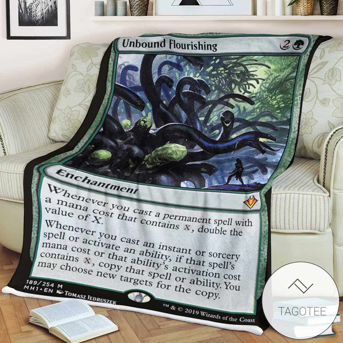 Mh1 189 Unbound Flourishing Mtg Game Magic The Gathering Blanket Mh1 189 Unbound Flourishing Mtg Game Magic The Gathering Blanket