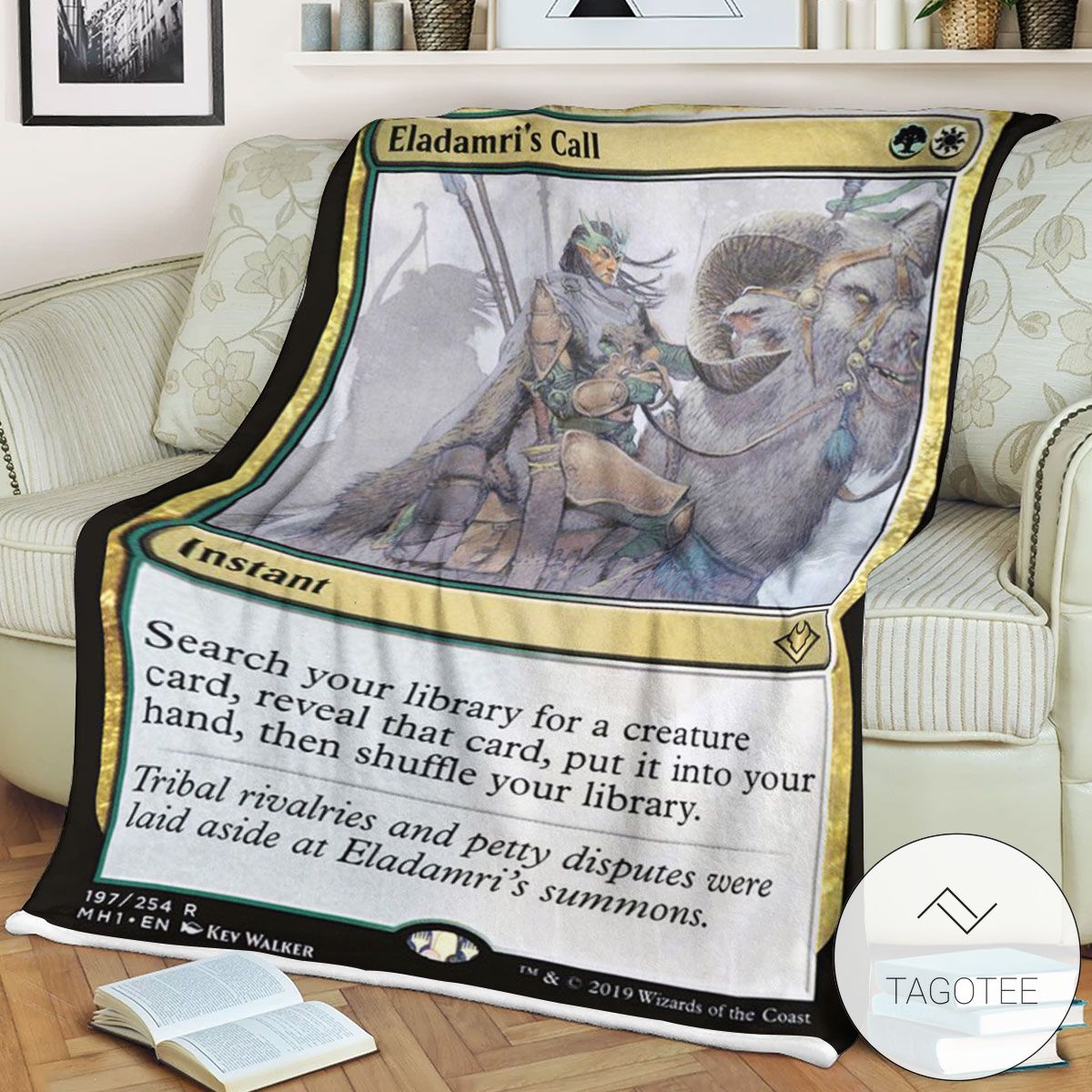 Mh1 197 Eladamri S Call Mtg Game Magic The Gathering Blanket Mh1 197 Eladamri S Call Mtg Game Magic The Gathering Blanket