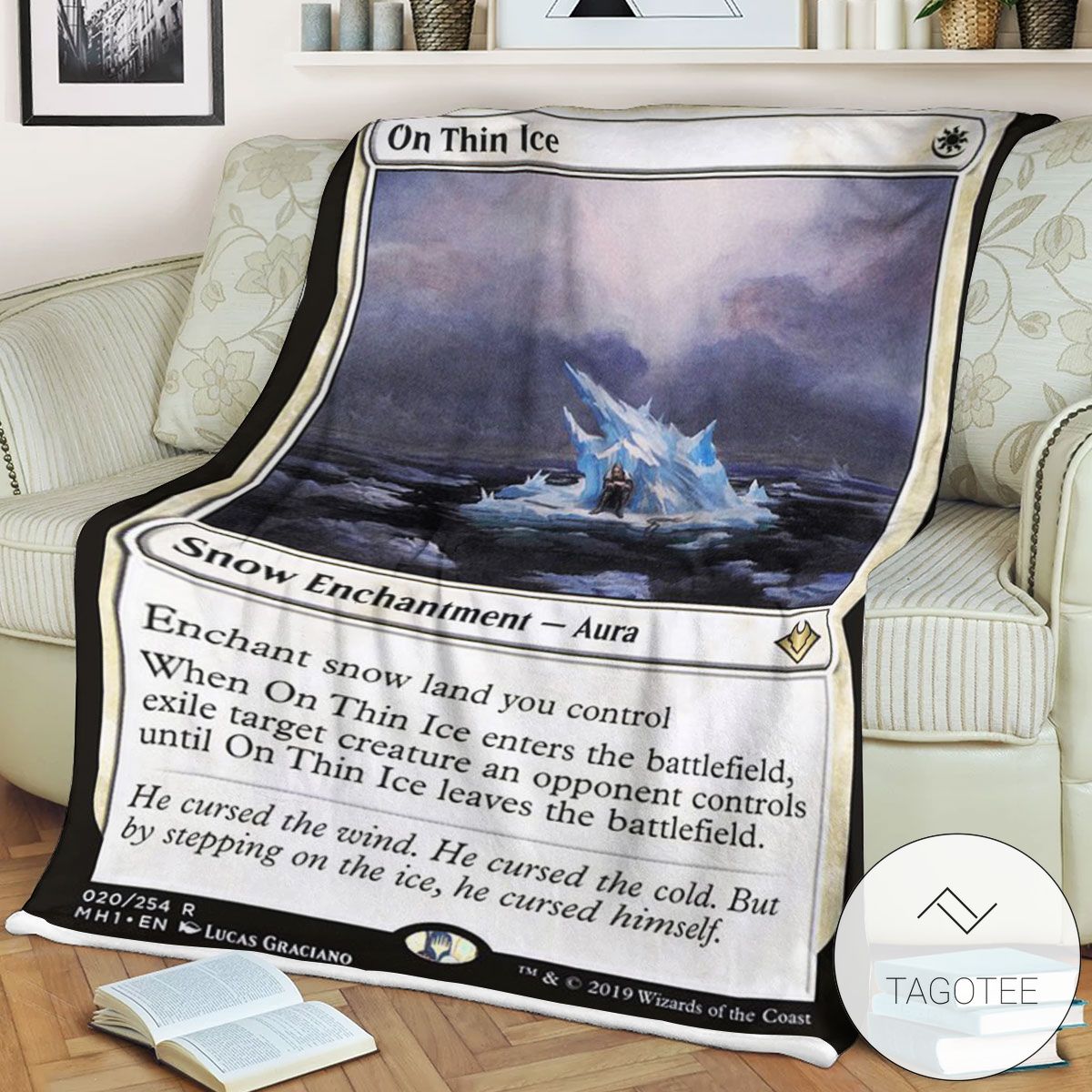 Mh1 20 On Thin Ice Mtg Game Magic The Gathering Blanket Mh1 20 On Thin Ice Mtg Game Magic The Gathering Blanket