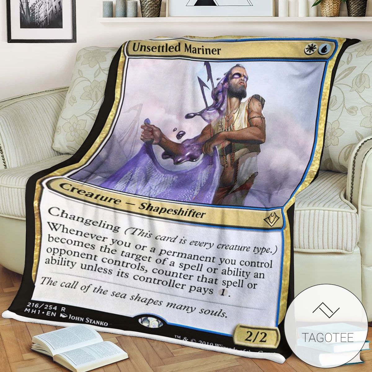 Mh1 216 Unsettled Mariner Mtg Game Magic The Gathering Blanket Mh1 216 Unsettled Mariner Mtg Game Magic The Gathering Blanket