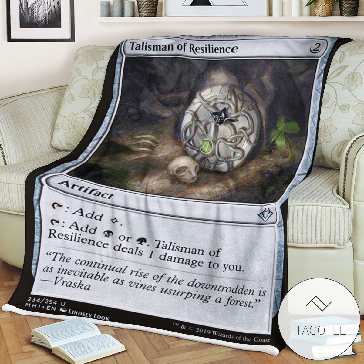 Mh1 234 Talisman Of Resilience Mtg Game Magic The Gathering Blanket Mh1 234 Talisman Of Resilience Mtg Game Magic The Gathering Blanket