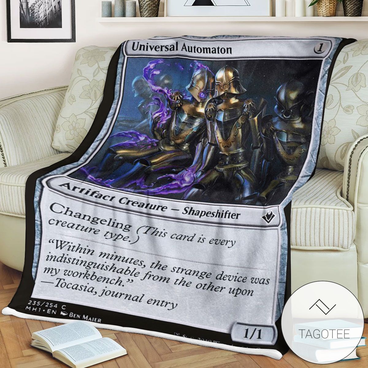 Mh1 235 Universal Automaton Mtg Game Magic The Gathering Blanket Mh1 235 Universal Automaton Mtg Game Magic The Gathering Blanket