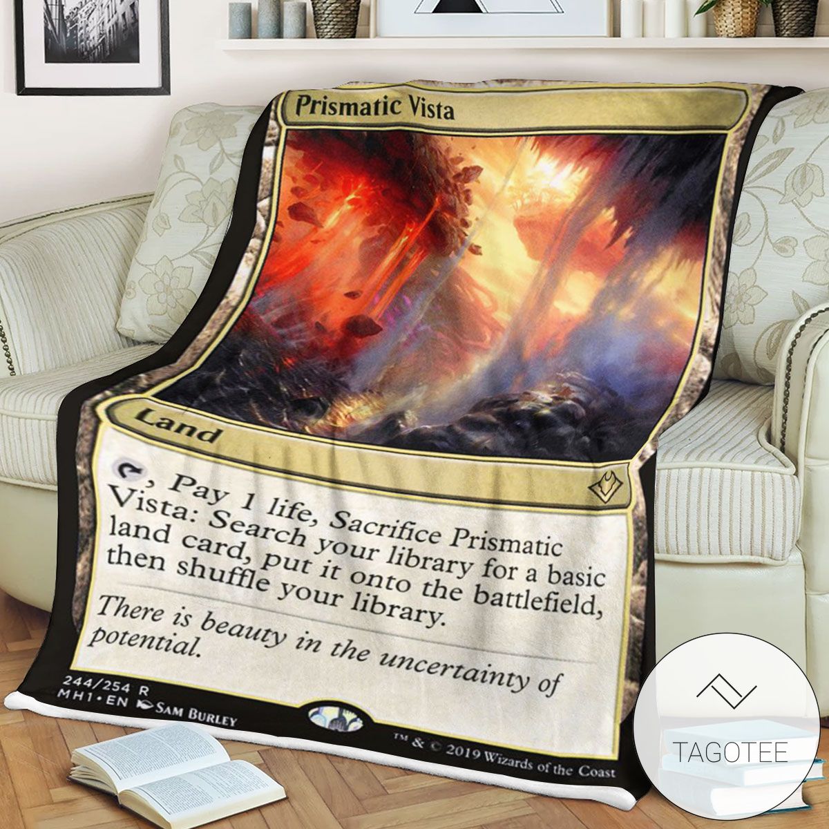 Mh1 244 Prismatic Vista Mtg Game Magic The Gathering Blanket Mh1 244 Prismatic Vista Mtg Game Magic The Gathering Blanket