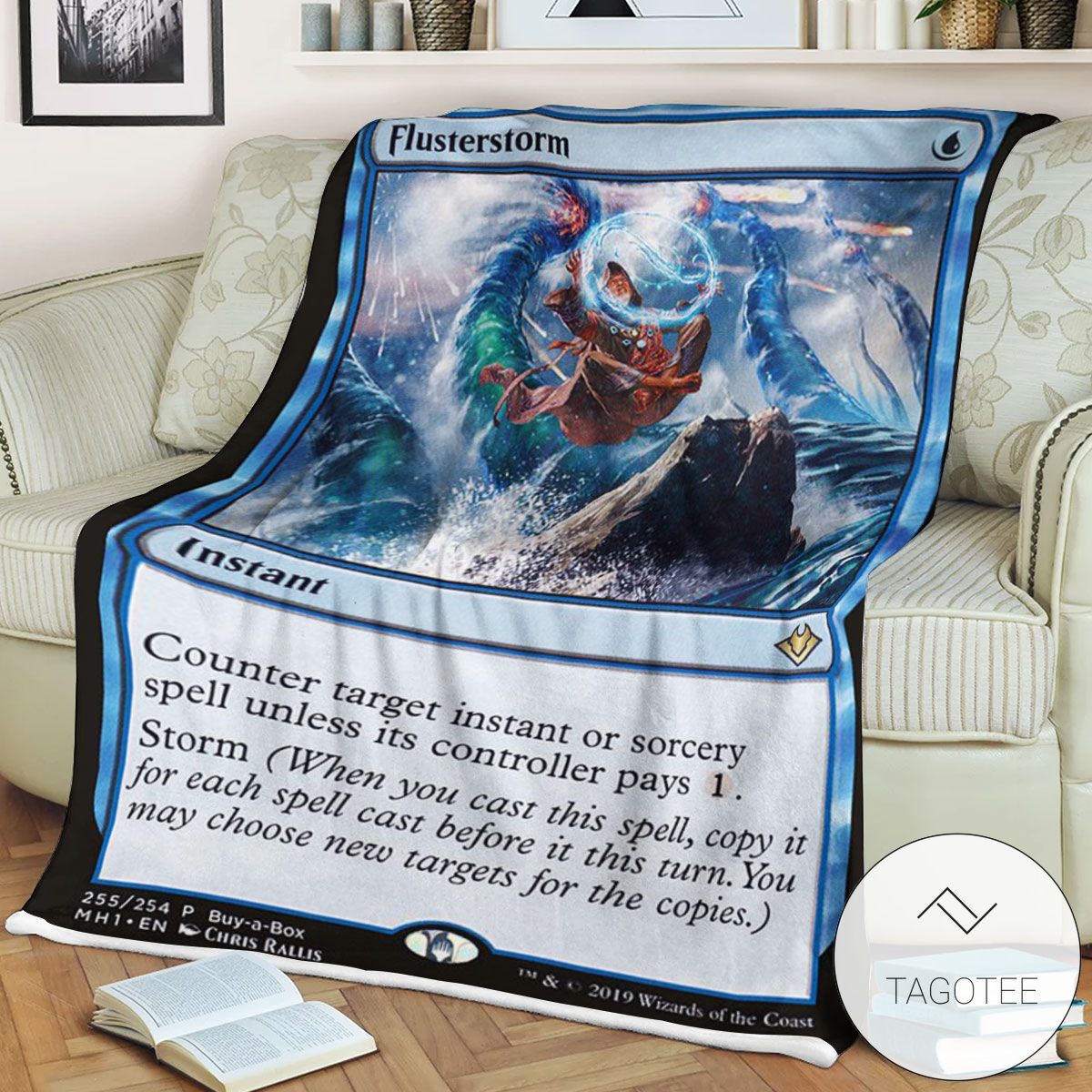 Mh1 255 Flusterstorm Mtg Game Magic The Gathering Blanket Mh1 255 Flusterstorm Mtg Game Magic The Gathering Blanket