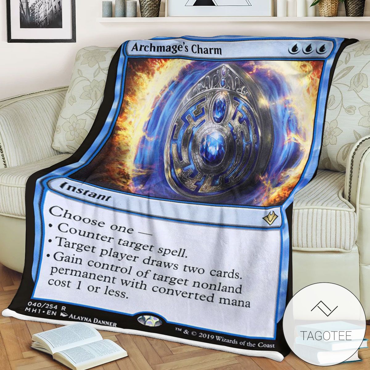 Mh1 40 Archmage S Charm Mtg Game Magic The Gathering Blanket Mh1 40 Archmage S Charm Mtg Game Magic The Gathering Blanket